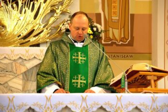 Przywitanie Księdza Proboszcza Marcina Kapłona