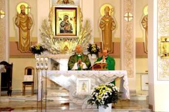 Przywitanie Księdza Proboszcza Marcina Kapłona